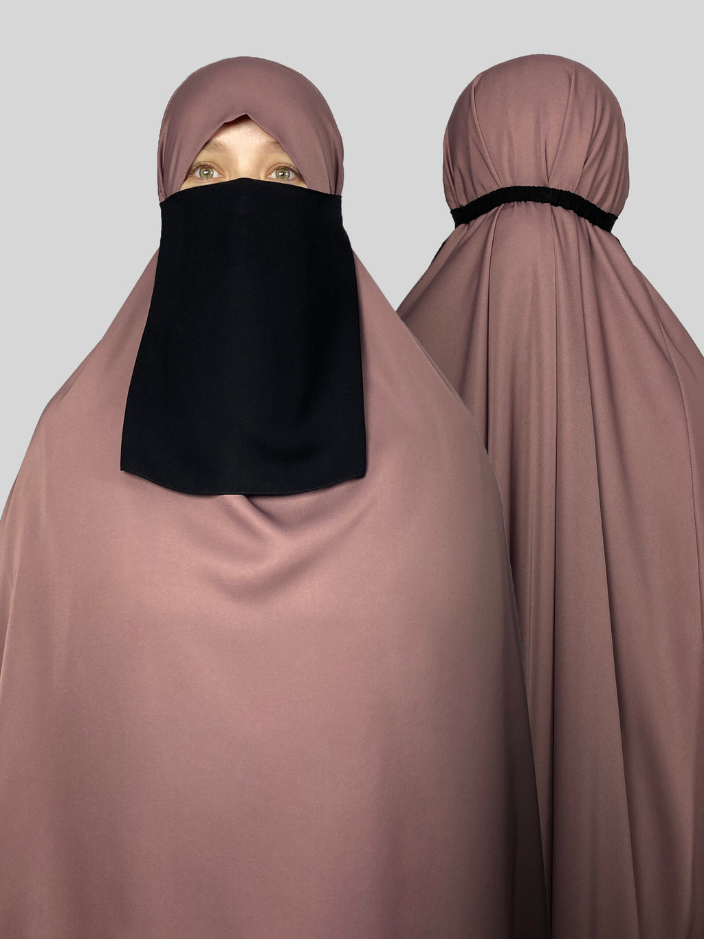 HALF NIQAB - (Nose Piece) - One Layer Half Niqab with Elastic Support |