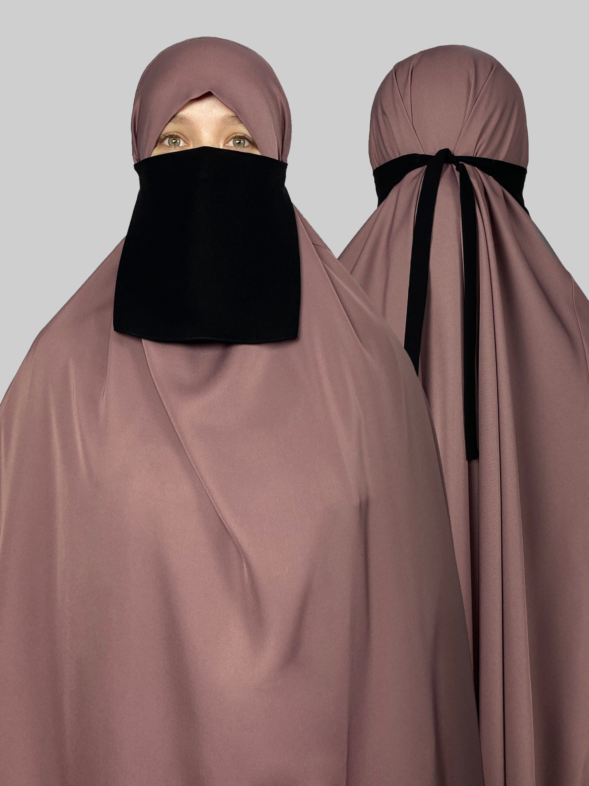 Tie Back Niqab | Women's Black Half Niqab | Buy Online | HALF DHOORI