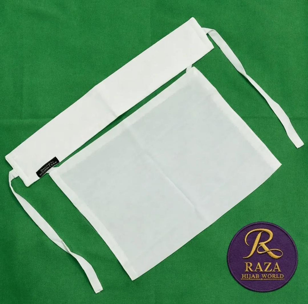White Colour Niqab 9 inch