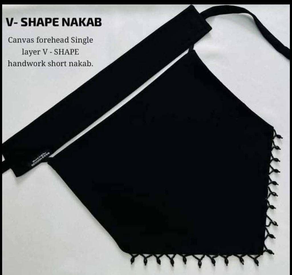 V Shape Niqab - 9 inch