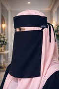 Wider Elastic Niqab 9 inch